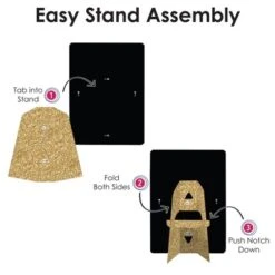 Big Dot Of Happiness Adult 70th Birthday - Gold - Birthday Party 4x6 Picture Display - Paper Photo Frames - Set Of 12 -Party Planers Store GUEST de1266da b2d3 49f7 a1b1 4acd652c551f