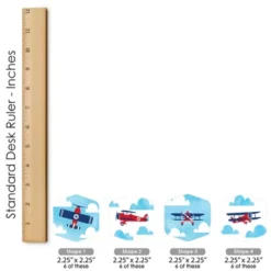 Big Dot Of Happiness Taking Flight Airplane Vintage Plane Baby Shower Or Birthday Party Scavenger Hunt 1 Stand And 48 Game Pieces - Hide And Find Game -Party Planers Store GUEST de90d8d8 ea9b 42a1 948f f4c37804895f