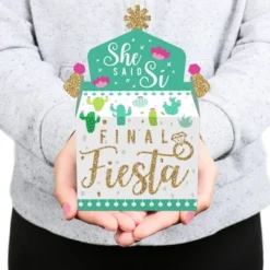 Big Dot Of Happiness Final Fiesta - Treat Box Party Favors - Last Fiesta Bachelorette Party Goodie Gable Boxes - Set Of 12 -Party Planers Store GUEST de97107f 8225 4950 88d4 e5eefc68db04
