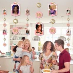 Big Dot Of Happiness Sweet 16 - 16th Birthday Party Vertical Photo Garland 35 Pieces -Party Planers Store GUEST de9bad97 6325 4bbc 8bc6 e05e22f76bd3