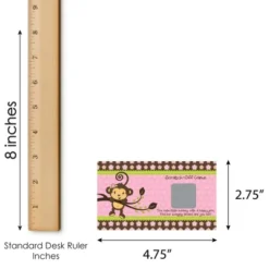 Big Dot Of Happiness Pink Monkey Girl - Baby Shower Or Birthday Party Game Scratch Off Cards - 22 Count 9 Big Dot Of Happiness Pink Monkey Girl - Baby Shower Or Birthday Party Game Scratch Off Cards - 22 Count -Party Planers Store GUEST dfb61020 c4bf 4736 a0c0 bbcf76a11c4a