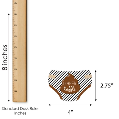 Big Dot Of Happiness Party ’Til You’re Pooped - Diaper Shaped Raffle Ticket Inserts - Poop Emoji Baby Shower Activities - Diaper Raffle Game - 24 Ct 4 Big Dot Of Happiness Party ’Til You’re Pooped - Diaper Shaped Raffle Ticket Inserts - Poop Emoji Baby Shower Activities - Diaper Raffle Game - 24 Ct - Image 2