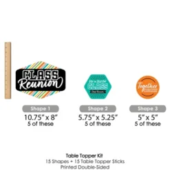 Big Dot Of Happiness Still Got Class - High School Reunion Party Centerpiece Sticks - Table Toppers - Set Of 15 -Party Planers Store GUEST e063caa7 57ba 4ca3 860f e8bb97a0514e