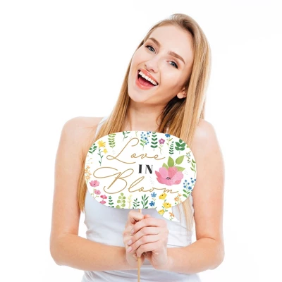 Big Dot Of Happiness Funny Wildflowers Bride - Boho Floral Bridal Shower And Wedding Party Photo Booth Props Kit - 10 Piece 3 Big Dot Of Happiness Funny Wildflowers Bride - Boho Floral Bridal Shower And Wedding Party Photo Booth Props Kit - 10 Piece