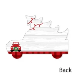 Big Dot Of Happiness Merry Little Christmas Tree - Shaped Thank You Cards - Red Truck Christmas Party Shaped Thank You Cards With Envelopes Set Of 12 -Party Planers Store GUEST e0e64705 8c61 44eb 9224 c4bdc3d3add8