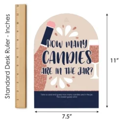 Big Dot Of Happiness But First, Wine - How Many Candies Wine Tasting Party Game - 1 Stand And 40 Cards - Candy Guessing Game -Party Planers Store GUEST e0f5f47e f27e 4bb9 8b92 287d64d43f71