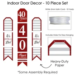 Big Dot Of Happiness We Still Do - 40th Wedding Anniversary - Hanging Vertical Paper Door Banners - Party Wall Decoration Kit - Indoor Door Decor -Party Planers Store GUEST e144d948 c7d3 48c2 ad42 648dcdf17e52