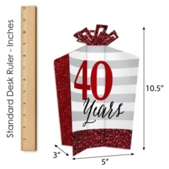 Big Dot Of Happiness We Still Do - 40th Wedding Anniversary - Table Decorations - Anniversary Party Fold And Flare Centerpieces - 10 Count -Party Planers Store GUEST e18b8f93 13a4 4035 a5b8 e90258e1f15a