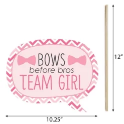 Big Dot Of Happiness Funny Chevron Gender Reveal - Baby Shower Photo Booth Props Kit - 10 Piece -Party Planers Store GUEST e1a1c11f 02e7 48bb 9b11 0c452b3eb322