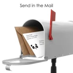 Big Dot Of Happiness Party Like A Panda Bear - Fill-In Cards - Baby Shower Or Birthday Party Fold And Send Invitations - Set Of 8 -Party Planers Store GUEST e1dc0ad3 cbcf 4961 bebc 7da93bda67ae