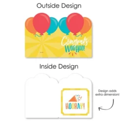 Big Dot Of Happiness Congrats - Congratulations Giant Greeting Card - Big Shaped Jumborific Card -Party Planers Store GUEST e1e1242d 6585 46be 964c 650ff1924a83