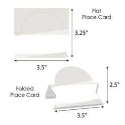 Big Dot Of Happiness Champagne Elegantly Simple - Guest Party Favors Tent Buffet Card - Table Setting Name Place Cards - Set Of 24 -Party Planers Store GUEST e258de5b e3b9 4120 8ec2 33f9883041e8