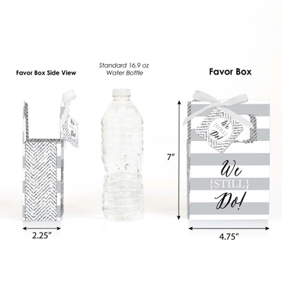 Big Dot Of Happiness We Still Do - Wedding Anniversary Party Favor Boxes - Set Of 12 3 Big Dot Of Happiness We Still Do - Wedding Anniversary Party Favor Boxes - Set Of 12