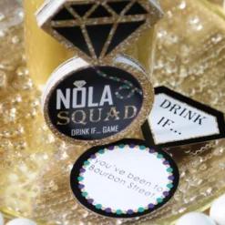 Big Dot Of Happiness Drink If Game - Nola Bride Squad - New Orleans Bachelorette Party Game - 24 Count -Party Planers Store GUEST e2afc82d 7d8b 4108 89dd 390ec08499e9