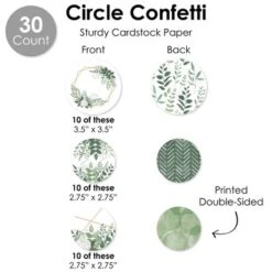 Big Dot Of Happiness Boho Botanical - Greenery Party Supplies Decoration Kit - Decor Galore Party Pack - 51 Pieces 13 Big Dot Of Happiness Boho Botanical - Greenery Party Supplies Decoration Kit - Decor Galore Party Pack - 51 Pieces -Party Planers Store GUEST e367963e 8e2a 48d1 95ec a0d00182ccef