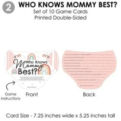 Big Dot Of Happiness Hello Rainbow - 4 Boho Baby Shower Games - 10 Cards Each - Gamerific Bundle -Party Planers Store GUEST e4270147 c9f9 43ce af13 a7c14cf39433