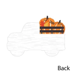 Big Dot Of Happiness Happy Fall Truck - Shaped Thank You Cards - Harvest Pumpkin Party Thank You Note Cards With Envelopes - Set Of 12 -Party Planers Store GUEST e5c6302e b90c 4dcb aea7 dd795d3f7b9b