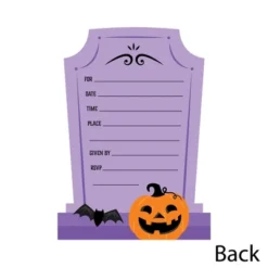 Big Dot Of Happiness Cute And Colorful Tombstones - Shaped Fill-In Invitations - Kids Halloween Party Invitation Cards With Envelopes - Set Of 12 -Party Planers Store GUEST e6adf3a0 0a46 4686 9882 75b082aecb67