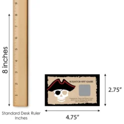 Big Dot Of Happiness Beware Of Pirates - Pirate Birthday Party Game Scratch Off Cards - 22 Count -Party Planers Store GUEST e6bd06a4 e238 413e 8f8c fda5526d84ae