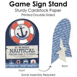 Big Dot Of Happiness Ahoy - Nautical - Baby Shower Or Birthday Party Scavenger Hunt - 1 Stand And 48 Game Pieces - Hide And Find Game 11 Big Dot Of Happiness Ahoy - Nautical - Baby Shower Or Birthday Party Scavenger Hunt - 1 Stand And 48 Game Pieces - Hide And Find Game -Party Planers Store GUEST e727e75b 1889 40a0 8dad 3fc07bd6fdf5