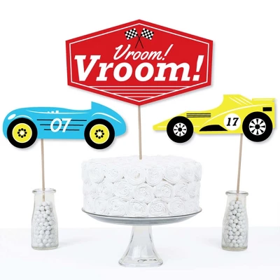 Big Dot Of Happiness Let's Go Racing - Racecar - Race Car Birthday Party Or Baby Shower Centerpiece Sticks - Table Toppers - Set Of 15 4 Big Dot Of Happiness Let's Go Racing - Racecar - Race Car Birthday Party Or Baby Shower Centerpiece Sticks - Table Toppers - Set Of 15 - Image 2