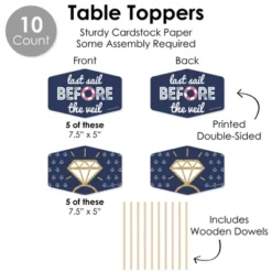 Big Dot Of Happiness Last Sail Before The Veil - Nautical Bachelorette And Bridal Shower Supplies Decoration Kit - Decor Galore Party Pack - 51 Pieces 12 Big Dot Of Happiness Last Sail Before The Veil - Nautical Bachelorette And Bridal Shower Supplies Decoration Kit - Decor Galore Party Pack - 51 Pieces -Party Planers Store GUEST e8642d3c 8e66 4a1a a191 1f09e51dff3c