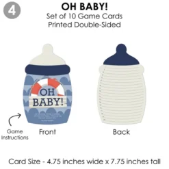 Big Dot Of Happiness Ahoy – Nautical - 4 Baby Shower Games - 10 Cards Each - Gamerific Bundle -Party Planers Store GUEST e95c32bd 19cc 487f ae00 48f227e7044a