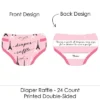 Big Dot Of Happiness Paris, Ooh La La - Diaper Shaped Raffle Ticket Inserts - Paris Themed Baby Shower Activities - Diaper Raffle Game - Set Of 24 -Party Planers Store GUEST e9e16ea5 4aae 4420 b82a 881a80524457