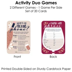 Big Dot Of Happiness But First, Wine - 2-in-1 Wine Tasting Party Cards - Activity Duo Games - Set Of 20 -Party Planers Store GUEST ea2ed291 01a6 4c40 822d e22367981fc4