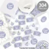 Big Dot Of Happiness Purple Elegantly Simple - Guest Party Favors Candy Favor Sticker Kit - 304 Pieces -Party Planers Store GUEST eb4be53a 6eb1 4139 a212 b8c352cd4411