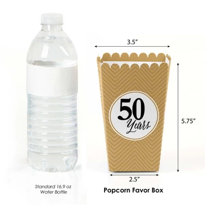 Big Dot Of Happiness We Still Do - 50th Wedding Anniversary Party Favor Popcorn Treat Boxes - Set Of 12 3 Big Dot Of Happiness We Still Do - 50th Wedding Anniversary Party Favor Popcorn Treat Boxes - Set Of 12