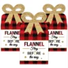 Big Dot Of Happiness Flannel Fling Before The Ring - Square Favor Gift Boxes - Buffalo Plaid Bachelorette Party Bow Boxes - Set Of 12 -Party Planers Store GUEST ebb25c3d b3b2 41e3 9c4d 2a972b4821f5