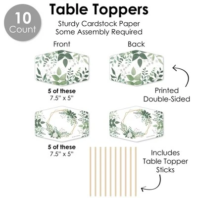 Big Dot Of Happiness Boho Botanical - Greenery Party Supplies Decoration Kit - Decor Galore Party Pack - 51 Pieces 7 Big Dot Of Happiness Boho Botanical - Greenery Party Supplies Decoration Kit - Decor Galore Party Pack - 51 Pieces - Image 5