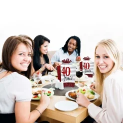 Big Dot Of Happiness We Still Do - 40th Wedding Anniversary - Table Decorations - Anniversary Party Fold And Flare Centerpieces - 10 Count -Party Planers Store GUEST ec121abf 36fb 418f a19b 568a23da2334