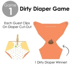 Big Dot Of Happiness Baby Neutral - Baby Shower Conversation Starter - 2-in-1 Dirty Diaper Game - Set Of 24 11 Big Dot Of Happiness Baby Neutral - Baby Shower Conversation Starter - 2-in-1 Dirty Diaper Game - Set Of 24 -Party Planers Store GUEST ecaefc3d 7974 4117 a559 4449c001e0d8