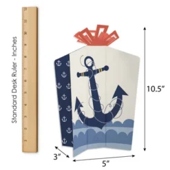 Big Dot Of Happiness Ahoy - Nautical - Baby Shower Or Birthday Party Decor And Confetti - Terrific Table Centerpiece Kit - Set Of 30 -Party Planers Store GUEST eea91053 bfcc 4f6b b7dc 7005a904cbe4