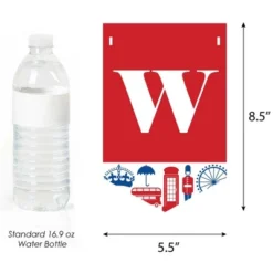 Big Dot Of Happiness Cheerio, London - British UK Baby Shower Bunting Banner - Party Decorations - Welcome Baby -Party Planers Store GUEST eec941a2 a5b5 4f50 9ad4 48489b55b4ea