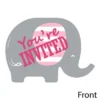 Big Dot Of Happiness Pink Elephant - Shaped Fill-in Invitations - Girl Baby Shower Or Birthday Party Invitation Cards With Envelopes - Set Of 12 -Party Planers Store GUEST ef5dcaee f61c 4662 a7ed dd43f3a876c7