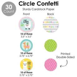 Big Dot Of Happiness Whole Llama Fun - Llama Fiesta Baby Shower Or Birthday Party Supplies Decoration Kit - Decor Galore Party Pack - 51 Pieces -Party Planers Store GUEST ef9609c3 9721 44a6 9806 67d4a8ca44d0