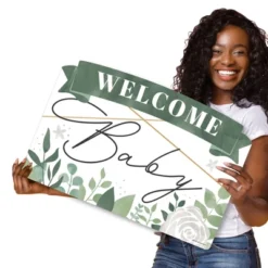 Big Dot Of Happiness Boho Botanical Baby - Greenery Baby Shower Yard Sign Lawn Decorations - Welcome Baby Party Yardy Sign -Party Planers Store GUEST f0876d12 8488 4954 9fc2 24fdc2fb4308
