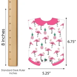 Big Dot Of Happiness Pink Flamingo - Party Like A Pineapple - Picture Bingo Cards & Markers - Tropical Summer Baby Shower Shaped Bingo Game -Set Of 18 -Party Planers Store GUEST f09aa3f2 500b 47eb 9e3a 27d20d2f4c56