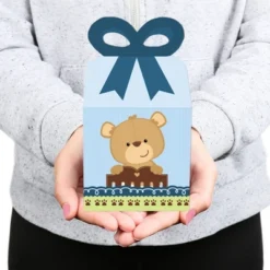Big Dot Of Happiness Baby Boy Teddy Bear - Square Favor Gift Boxes - Baby Shower Bow Boxes - Set Of 12 -Party Planers Store GUEST f0f11b7b 96d5 4056 8c5e 6a705f7e4425