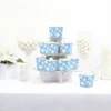 Big Dot Of Happiness Blue Daisy Flowers - Party Mini Favor Boxes - Floral Party Treat Candy Boxes - Set Of 12