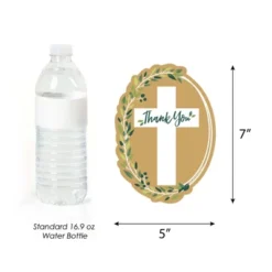 Big Dot Of Happiness Elegant Cross - Shaped Thank You Cards - Religious Party Thank You Note Cards With Envelopes - Set Of 12 -Party Planers Store GUEST f3cf9d81 2001 4ad6 bd1f ecedad1ae106