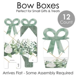 Big Dot Of Happiness Boho Botanical - Square Favor Gift Boxes - Greenery Party Bow Boxes - Set Of 12 -Party Planers Store GUEST f4fca477 4b89 4aaa 881d 917ac43ec915