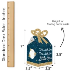 Big Dot Of Happiness Twinkle Twinkle Little Star - Square Favor Gift Boxes - Baby Shower Or Birthday Party Bow Boxes - Set Of 12 -Party Planers Store GUEST f559da5e b5fb 4d14 b859 45ae77e194c4