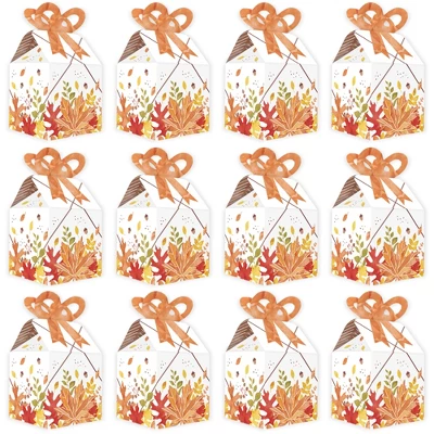 Big Dot Of Happiness Fall Foliage - Square Favor Gift Boxes - Autumn Leaves Party Bow Boxes - Set Of 12 6 Big Dot Of Happiness Fall Foliage - Square Favor Gift Boxes - Autumn Leaves Party Bow Boxes - Set Of 12 - Image 4