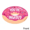 Big Dot Of Happiness Donut Worry, Let's Party - Shaped Fill-in Invitations - Doughnut Party Invitation Cards With Envelopes - Set Of 12 -Party Planers Store GUEST f68f54fc 7a20 4380 993a a8420cd86c00