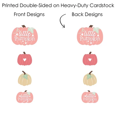 Big Dot Of Happiness Girl Little Pumpkin - Fall Birthday Party Or Baby Shower Centerpiece Sticks - Showstopper Table Toppers - 35 Pieces 7 Big Dot Of Happiness Girl Little Pumpkin - Fall Birthday Party Or Baby Shower Centerpiece Sticks - Showstopper Table Toppers - 35 Pieces - Image 5