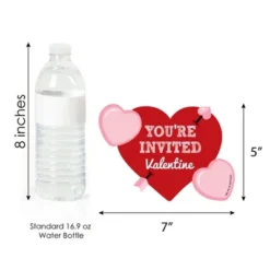 Big Dot Of Happiness Conversation Hearts - Shaped Fill-in Invitations - Valentine's Day Party Invitation Cards With Envelopes - Set Of 12 -Party Planers Store GUEST f7a88403 358b 4543 8211 ecadd4775b2d